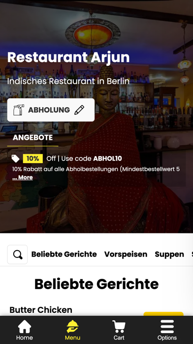 Restaurant Arjun Screenshot