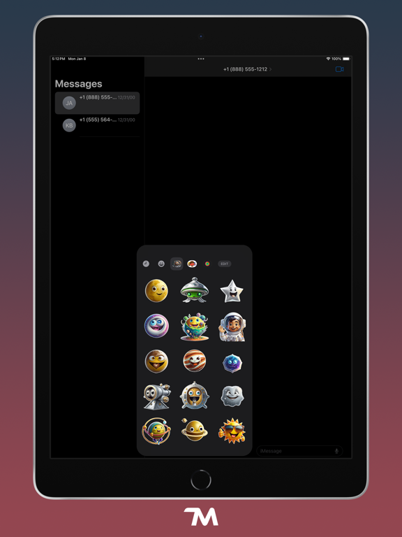Screenshot #6 pour Space Faces Stickers