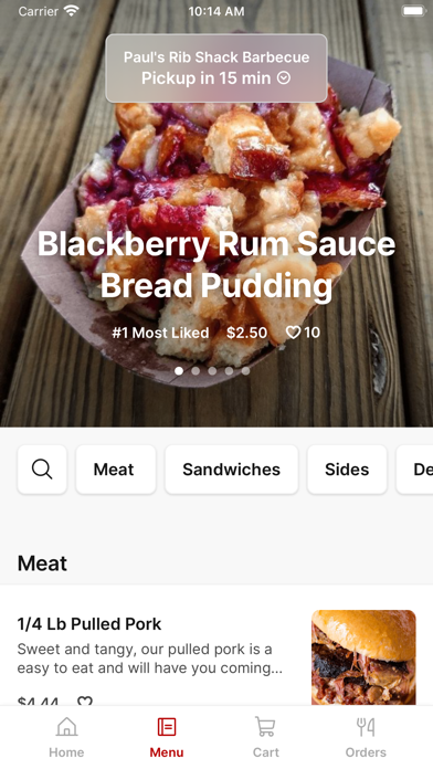 Paul's Rib Shack Barbecue Screenshot