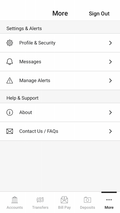 Kress National Bank Screenshot
