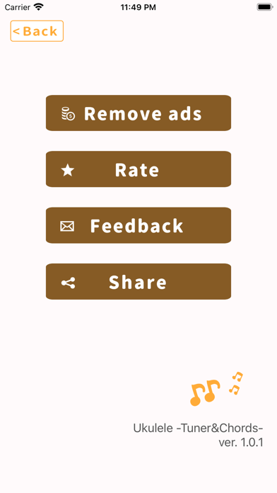 Ukulele -Tuner&Chords- Screenshot