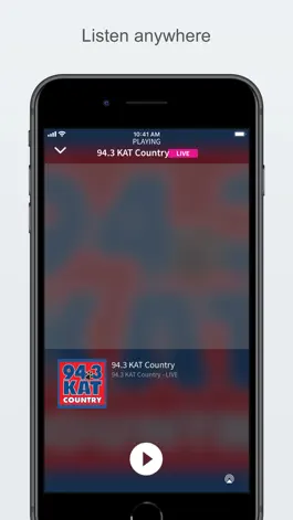 Game screenshot 94.3 KAT Country apk
