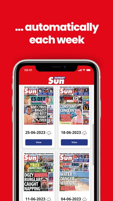 Sunday Sun Newspaper Screenshot