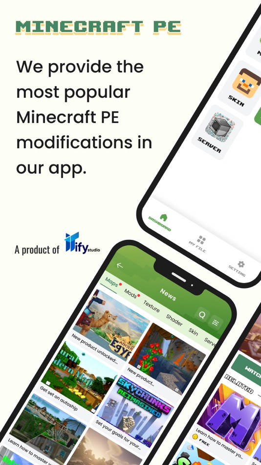#1. Skins Maps Mods for Minecraft (iOS) By: ITIFY COMPANY LIMITED