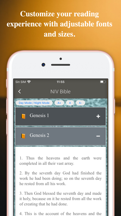 NIV Bible Offline Screenshot