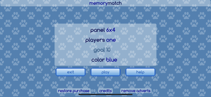 Memory Match for OneandTwo