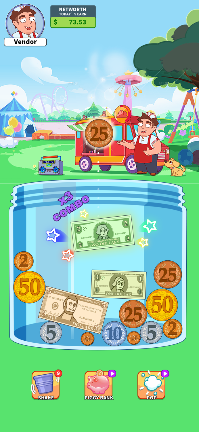 Cents to Millions Money Drop