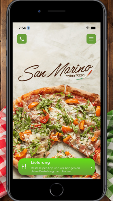 San Marino Pizzeria Screenshot