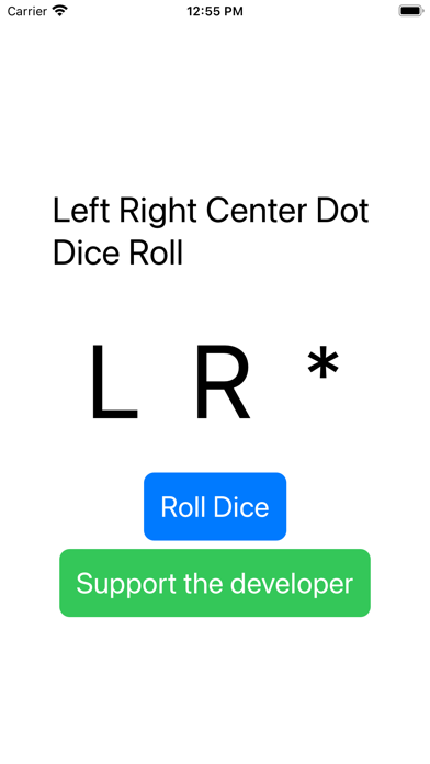 Left Right Center Dot Dice Screenshot