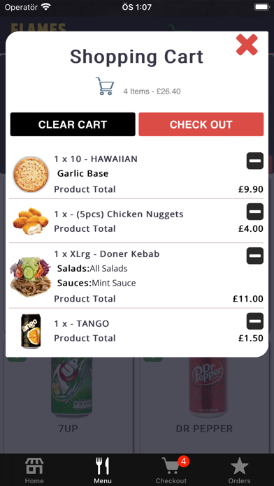 Flames Kebab Pizza Ebbw Vale Screenshot