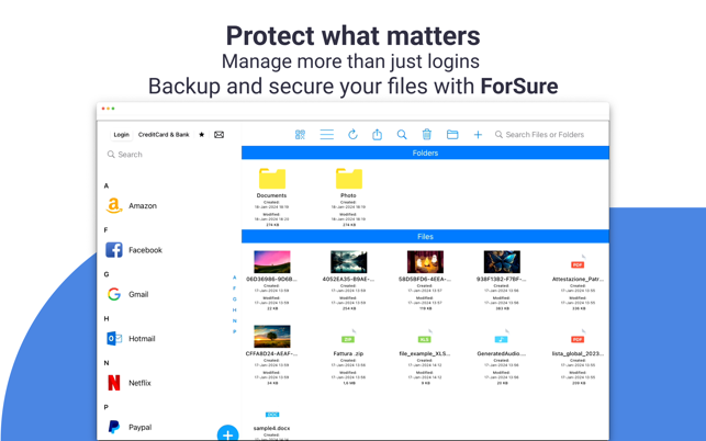 ForSure Password Manager Screenshot