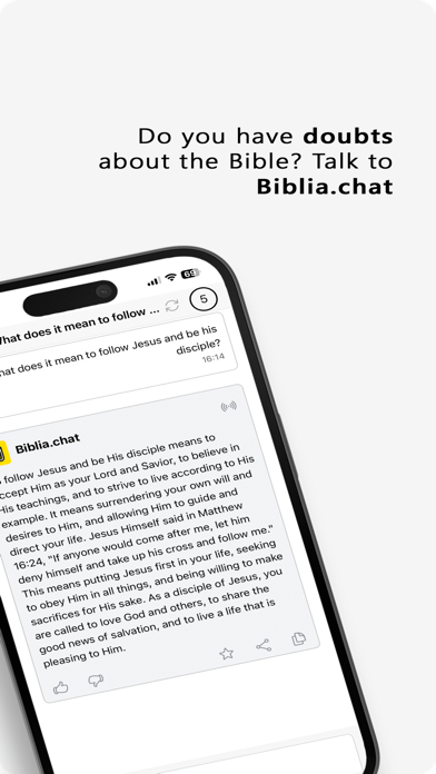 Biblia.chat: Bible with AI Screenshot