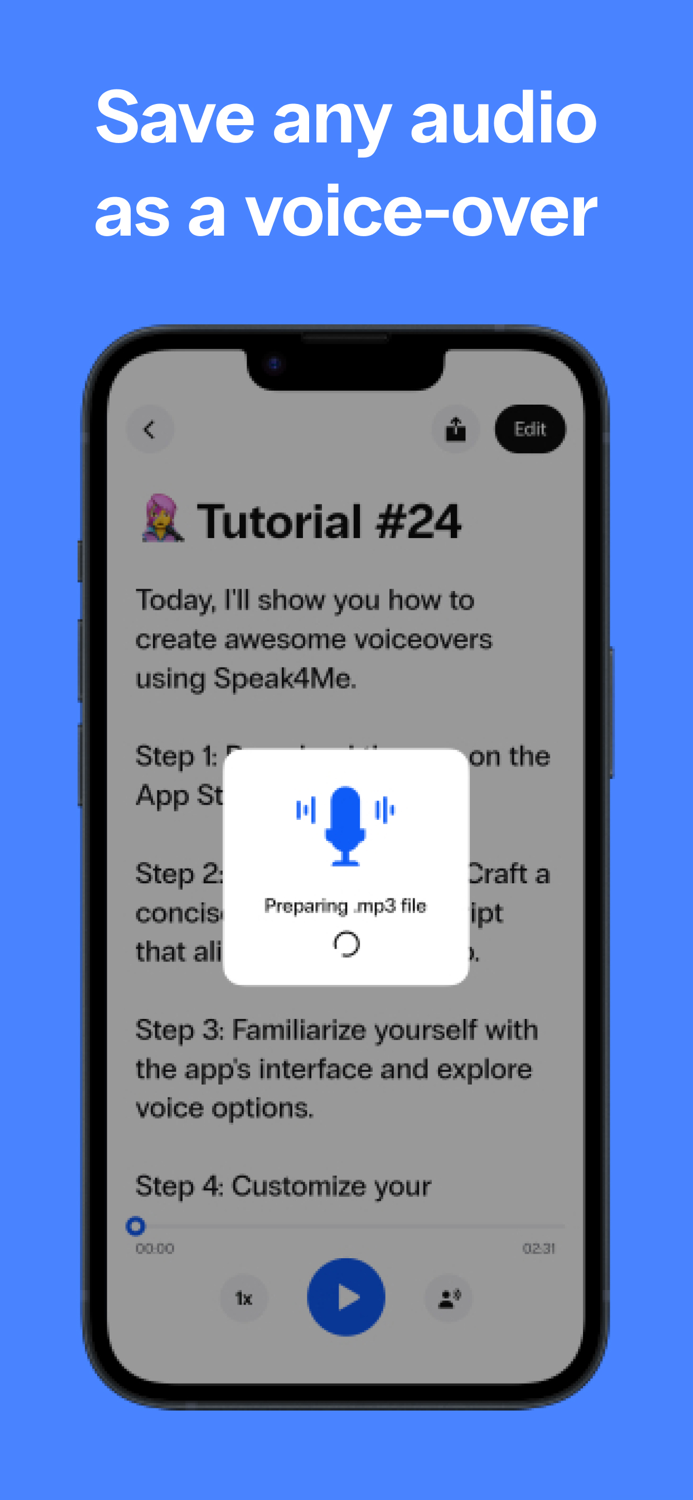 Speak4Me - Text to Speech TTS