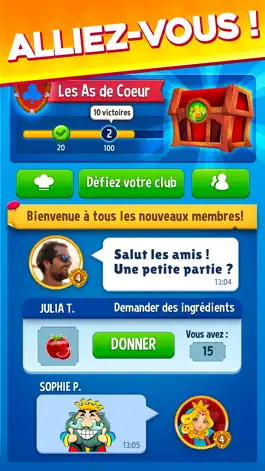 Game screenshot Belote et Coinche : le Défi apk