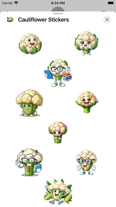 Screenshot #1 pour Cauliflower Stickers