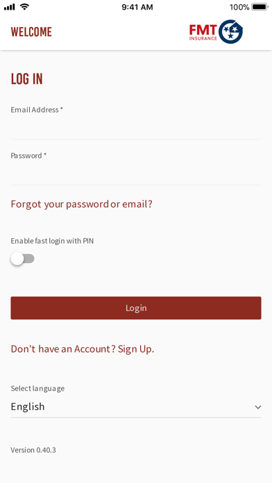 FMT Insurance Screenshot