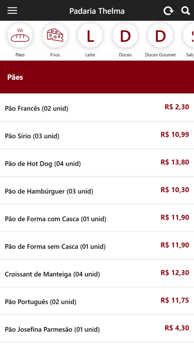 Padaria Thelma Screenshot 2 - AppWisp.com Padaria Thelma Screenshot 2 - AppWisp.com