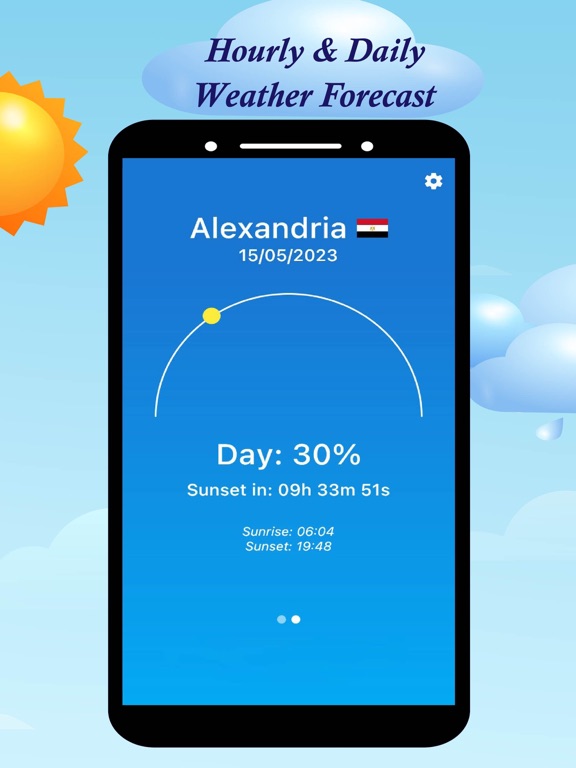 Weather - forecast & Sun App iPad screenshot 2 - Weather app