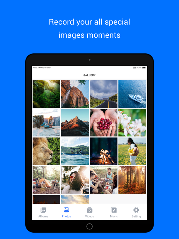 Gallery : Media File Manager iPad screenshot 2 - Photo & Video app