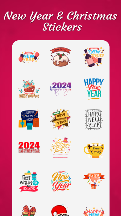 Happy New Year - 2024 Stickers Screenshot