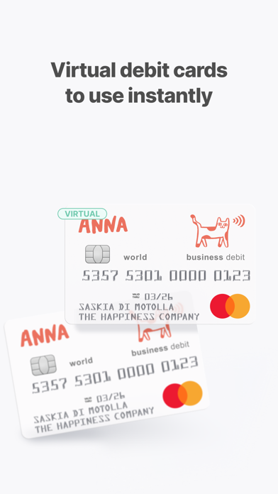 ANNA Business Account & Tax Screenshot