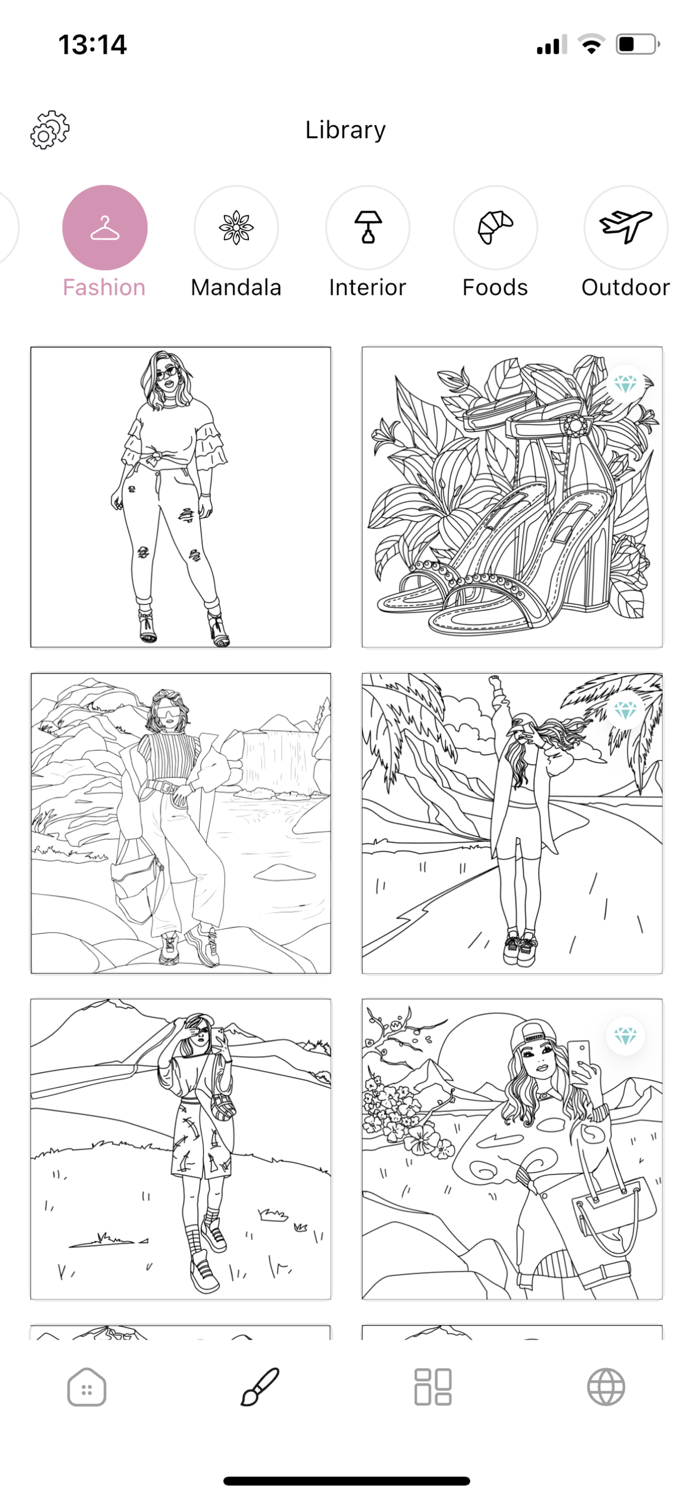 Aesthetic Adult Coloring Book