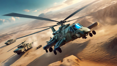 Gunship Helicopter Warfare Screenshot