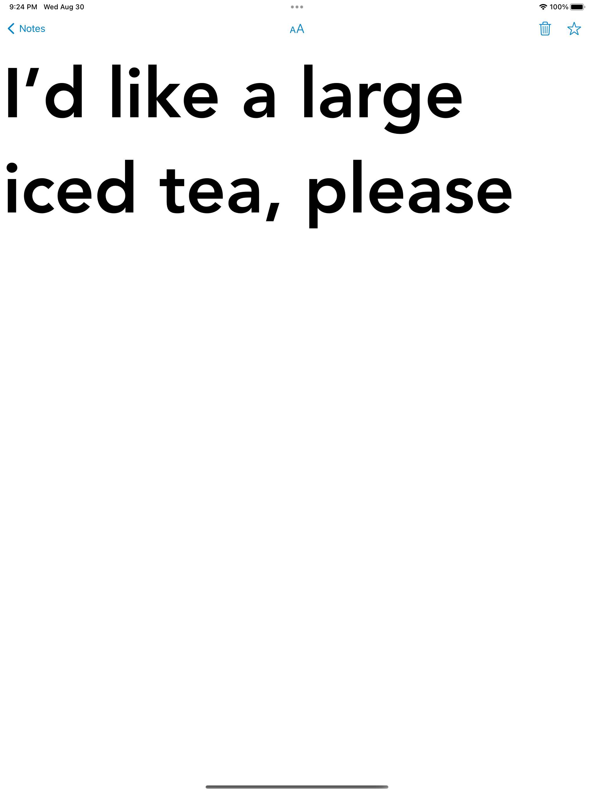 Bigger Notes
