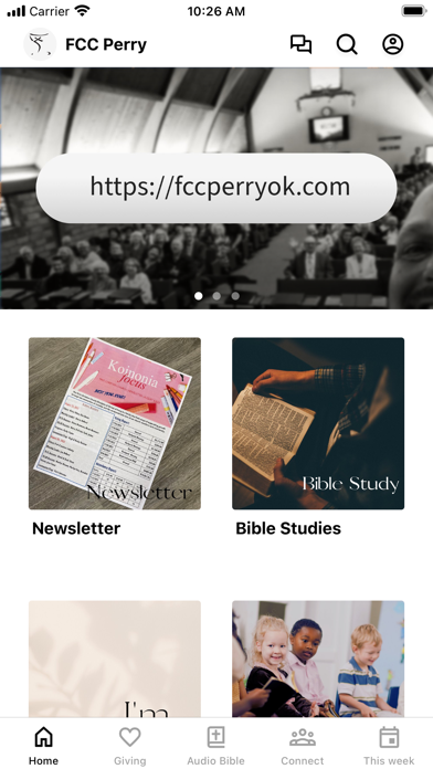 First Christian Church Perry Screenshot