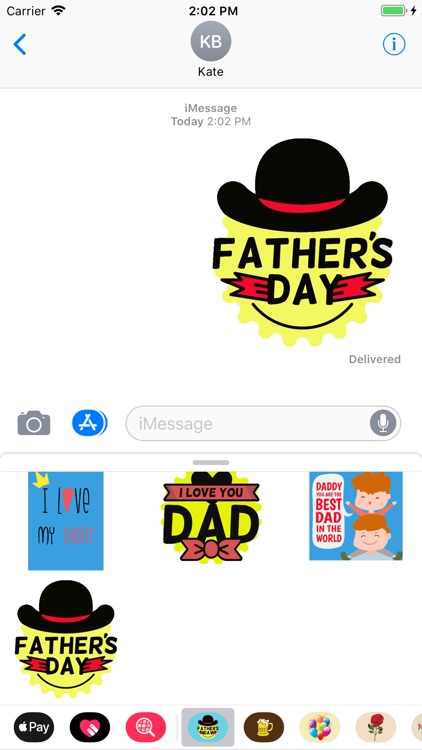 Fathers Day stickers & emoji