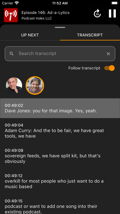 Anytime Podcast Player Screenshot