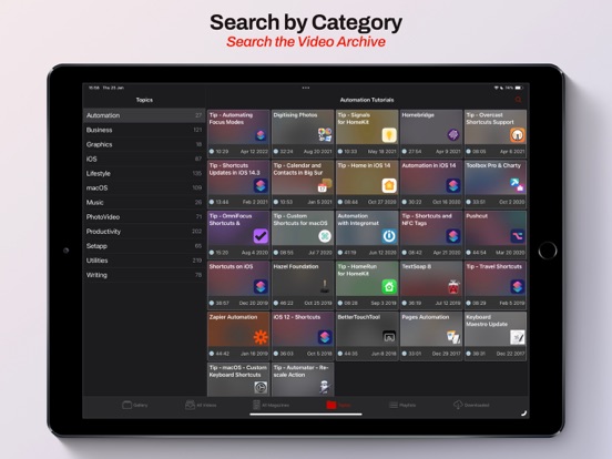 SCO Video Tutorials iPad screenshot 4 - Lifestyle app