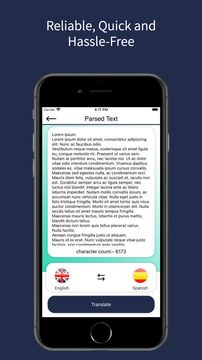 Document Language Translator