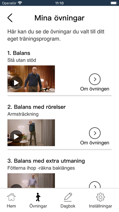 Säkra steg Screenshot