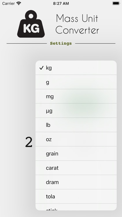 Mass Unit Converter