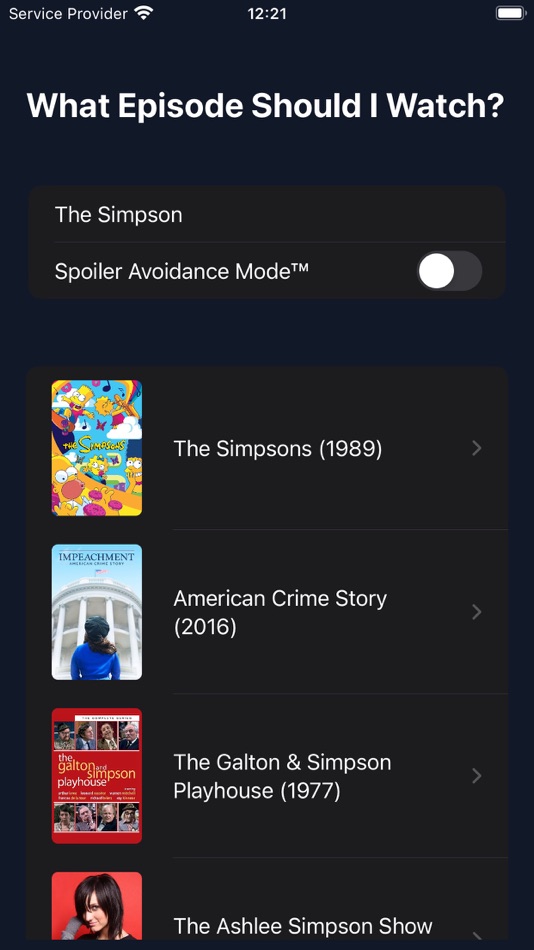 #1. What Episode Should I Watch? (iOS) di: Dean Levinson