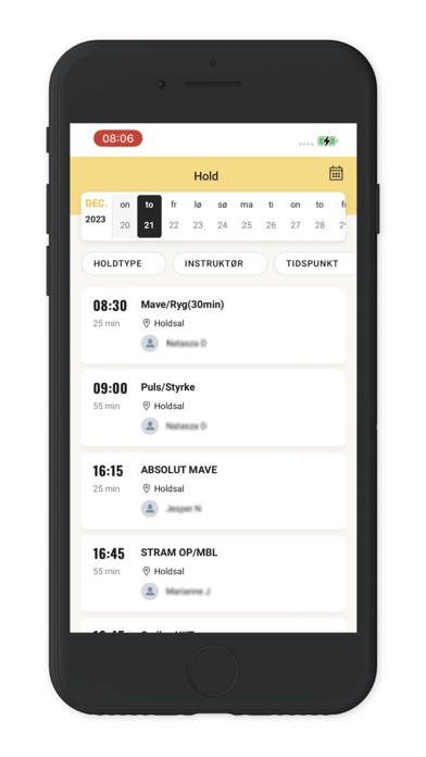 Smiley Fitness Aps Screenshot