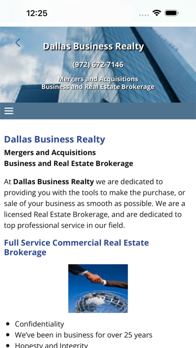 DallasBusinessRealty Screenshot