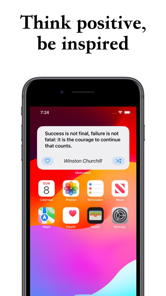 #2. Motivation Widget (iOS) 由: Kawaii