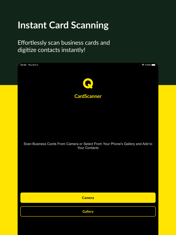 Screenshot #4 pour CardScanner: Scan New Contacts