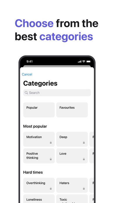Motivation & Daily Quotes App Screenshot