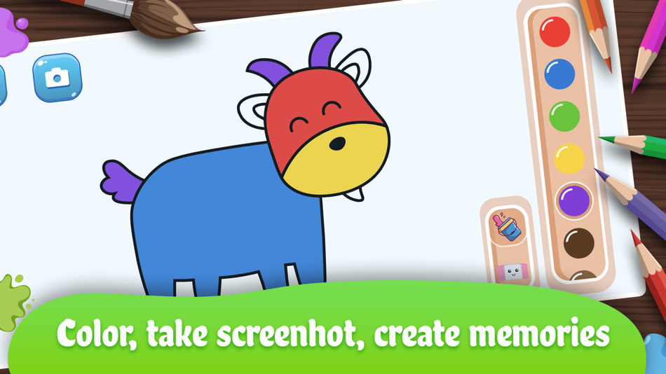 #2. Draw & Color: Toddler Games (iOS) 来自: Learning Games for Baby Kids and Toddlers Inc.