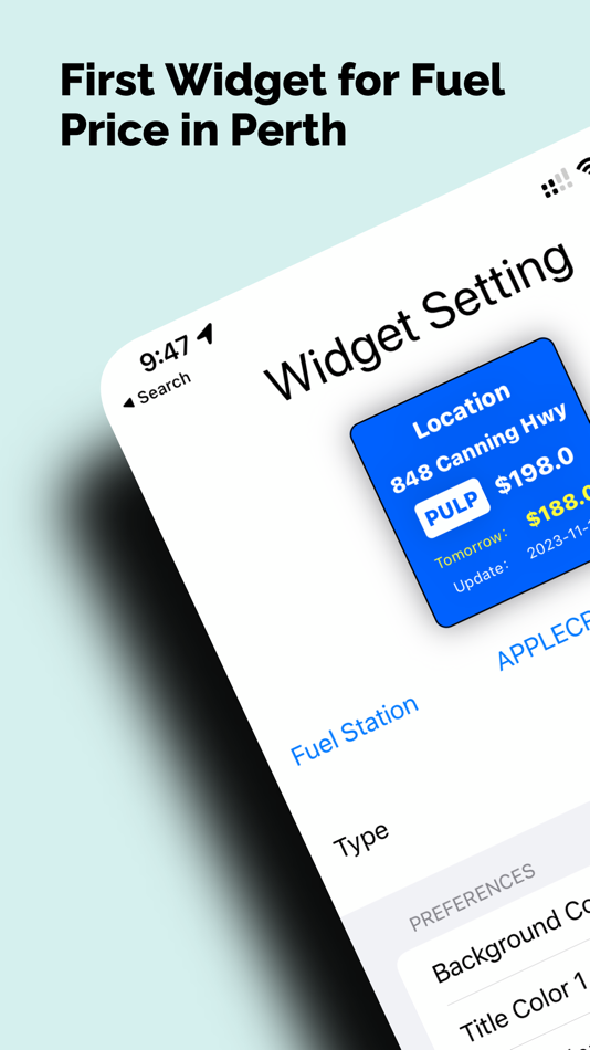 #1. Fuel Price Widget for Perth (iOS) 由: NUTPOS LIMITED