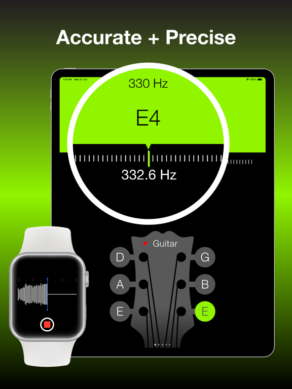 Screenshot #6 pour Guitar Tuner & Tone Generator