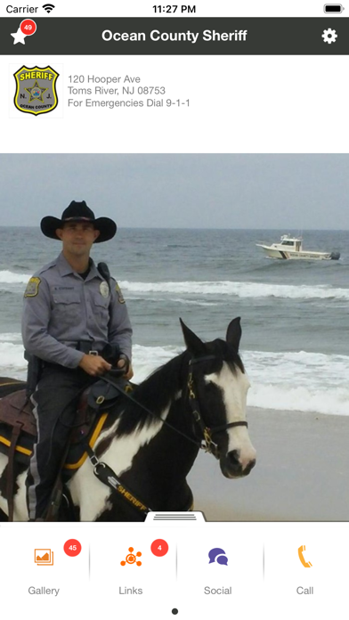 Ocean County Sheriff Screenshot