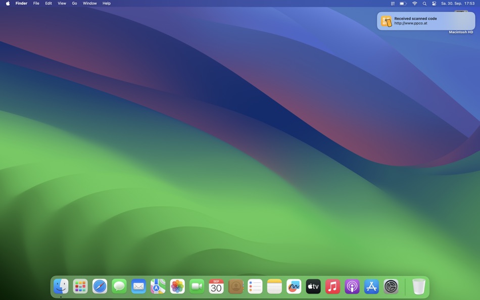 #4. ScanAndSend Receiver (macOS) 由: Martin Schrott
