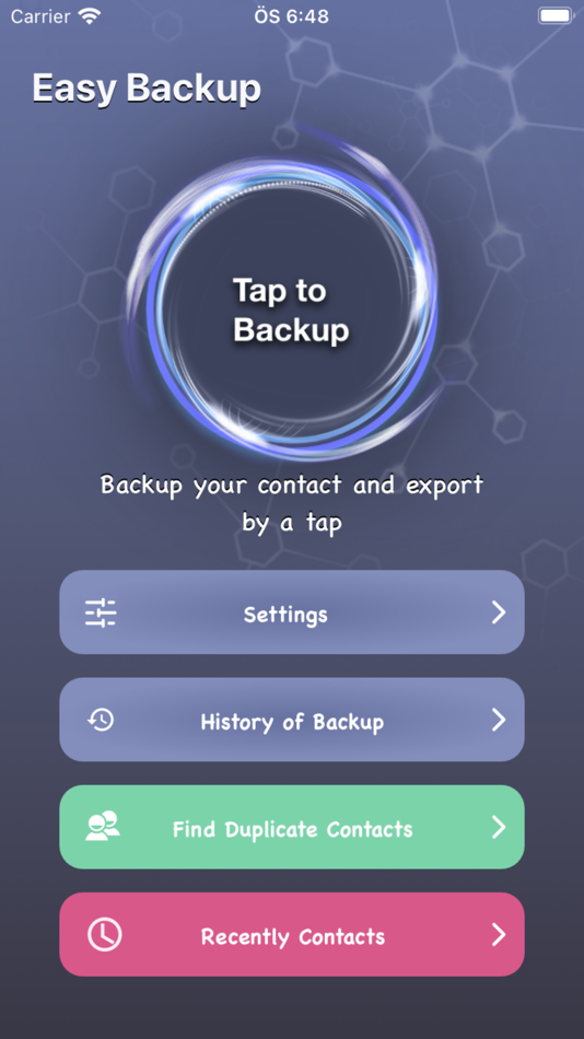 Backup Contacts - Easy Backup - 1.06 - (iOS)
