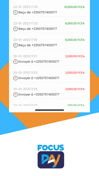 Focus Pay Screenshot