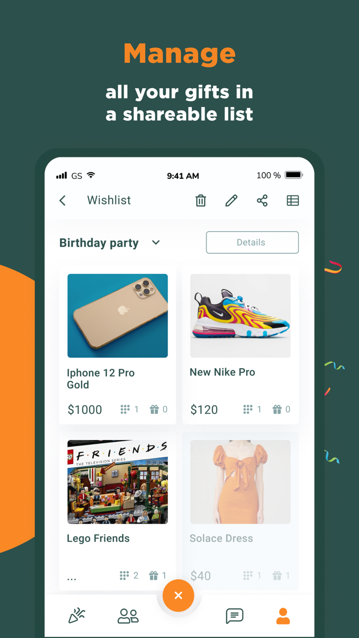 RolBox Gift Registry Wishlist