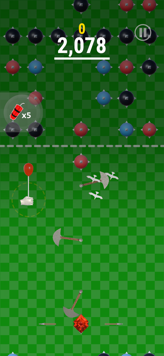 A Balloon Saved by String